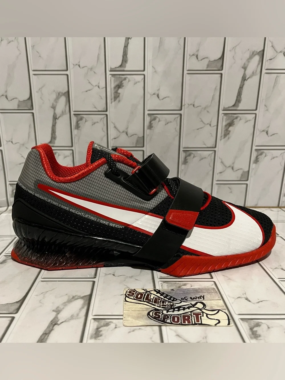 New Nike Romaleos 4 Weightlifting Shoes Gym Crossfit Workout Red Black Mens Size_7
